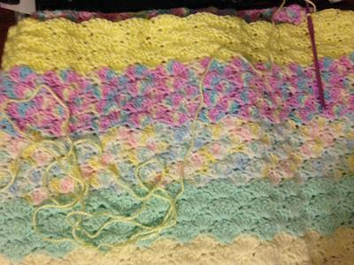 Little girls baby blanket - Project by Lynn46