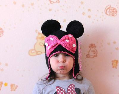 Minnie Mouse Crochet Hat Free Pattern - Project by janegreen