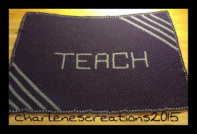Crochet "Teach" Blanket - Project by CharlenesCreations 