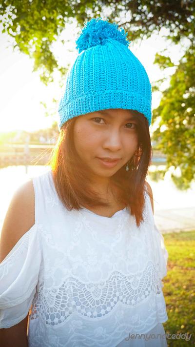 easy ribbed beanie - Project by jane