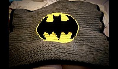 My First Graphghan... Batman Baby Blanket - Project by Jenni0605