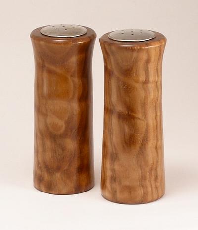 Big Leaf Maple Salt & Pepper Shakers - Project by BarbS