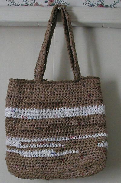 Plastic Tote Bag - Project by Edna