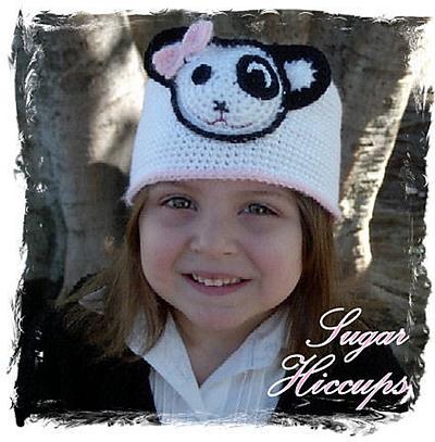 Made to Match Gymboree Imaginary Friends Panda Crochet Hat - Project by Heather Macias