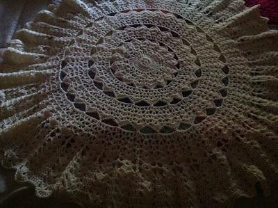 Completed Baby Shawl. - Project by coolcrafter