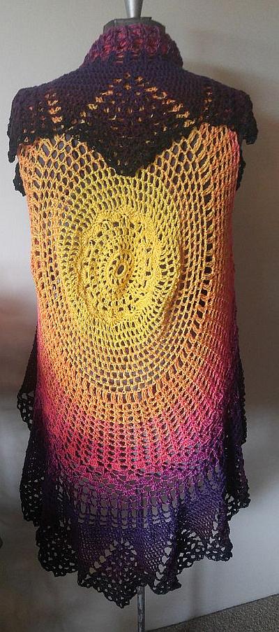 Halloween colors vest - Project by Lcbax