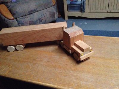 Trailer Truck toys & Cribbage Boards - Project by David A Sylvester  