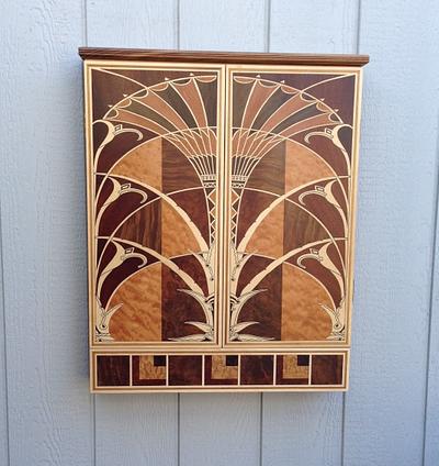 Dart Board Cabinet - Project by Terry