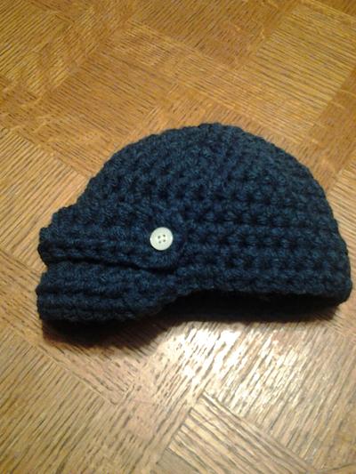 baby newsboy hat - Project by Jennifer