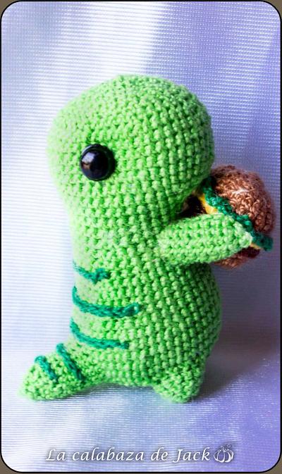 Dino Amigurumi - La Calabaza de Jack - Project by La Calabaza de Jack