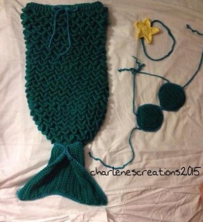 Crochet Mermaid Tail Set - Project by CharlenesCreations 