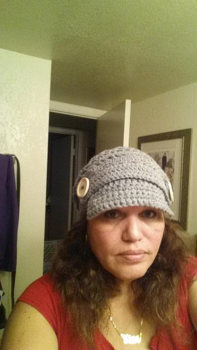 my newsboy cap - Project by Tina Rivera