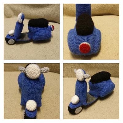 Crochet scooter - Project by lainyeb2