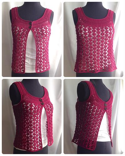 Adina 2 Way Vest Top - Project by Ling Ryan