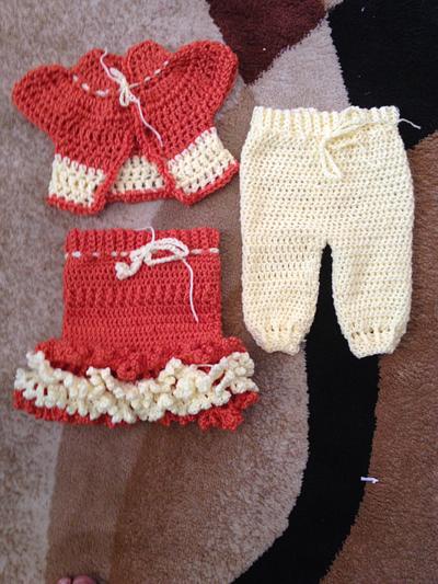 3-6 month baby 3 piece set - Project by MsRvet