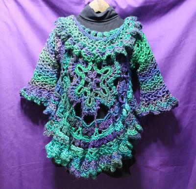 Ruffled Circle Jacket - Project by Donelda's Creations
