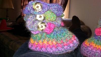 Adorable Booties - Project by Kelltic's Creations