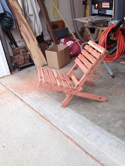 Bighig beach chair - Project by Bill Higgins