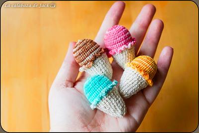 Ice Cream Amigurumi - La Calabaza de Jack - Project by La Calabaza de Jack