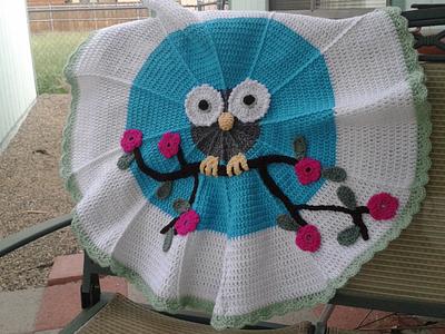 Owl Blanket - Project by Maureen Capps