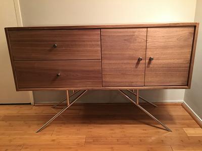 Mid Century Walnut dresser  - Project by Indistressed