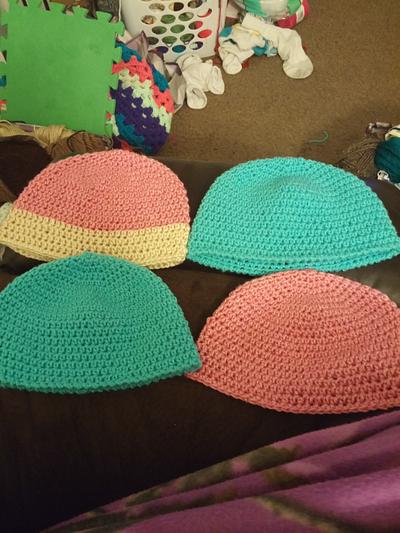 Chemo Hats - Project by Down Home Crochet