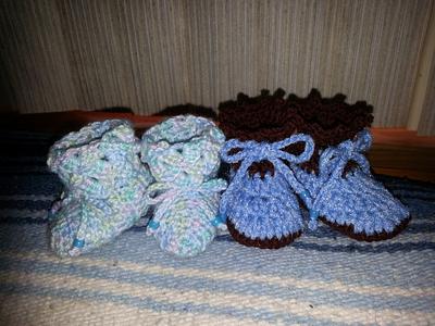 booties for babies - Project by Laura Mathews
