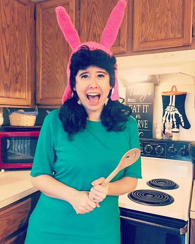 Louise Belcher Hat - Project by Chudames