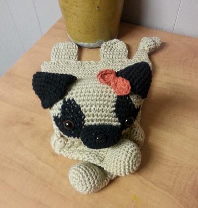 Pug Dog Rag Doll  - Project by bamwam