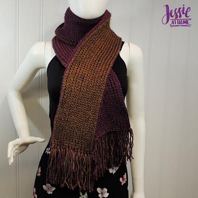 Faux Brioche Scarf - Project by JessieAtHome