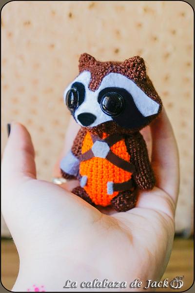 Rocket Amigurumi - Marvel - La Calabaza de Jack - Project by La Calabaza de Jack