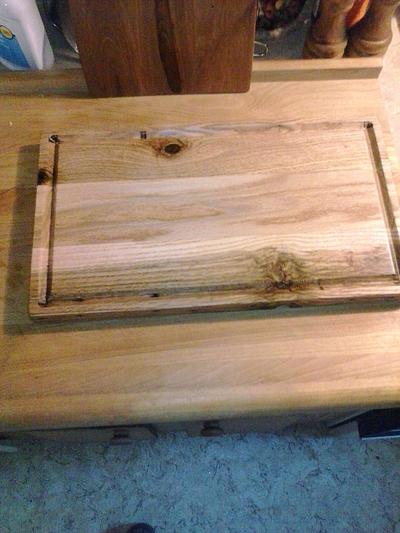 cutting board with a groove - Project by James L Wilcox