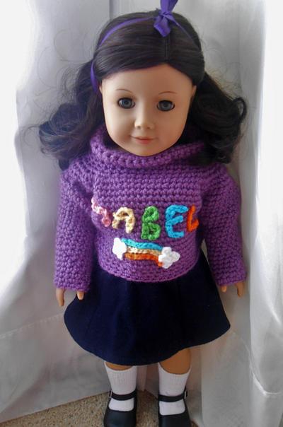 Mabel Pines Inspired 18" Doll Sweater - Project by CharleeAnn