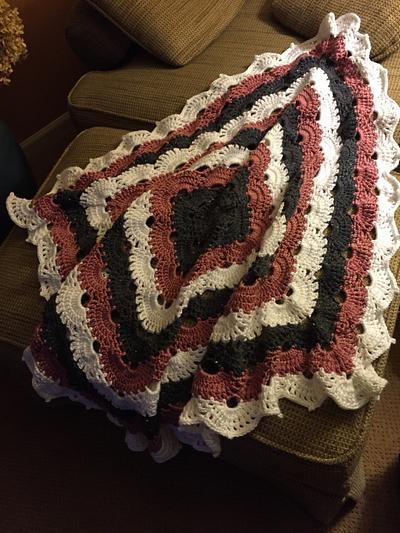 Crocheted virus blanket - Project by Shirley