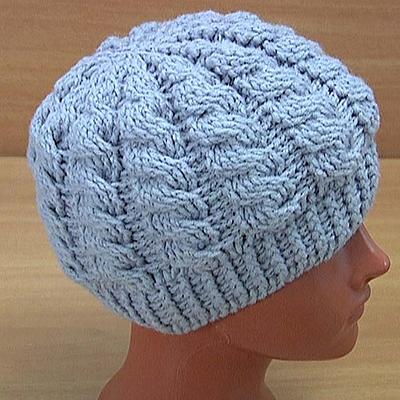 How to Crochet Cable Hat Video Tutorial - Project by ElenaRugalStudio