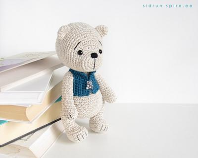 Teddy Bear in a Vest  - Project by Kristi