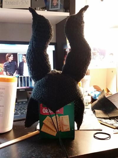 Maleficent Beanie - Project by kraftymach