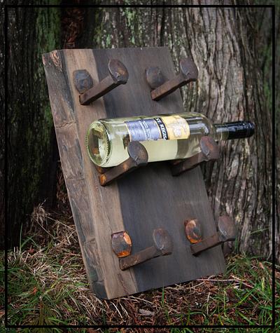 Wine Rack - Project by Railway Junk Creations