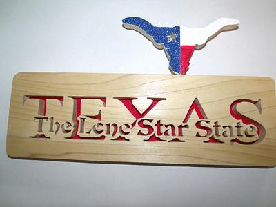 Texas plaque - Project by Kepy