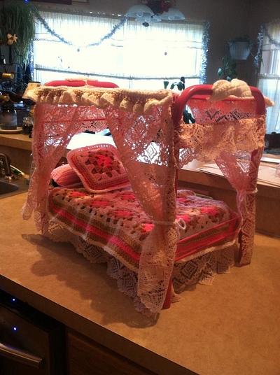 American girl doll bed - Project by burnzygirl211