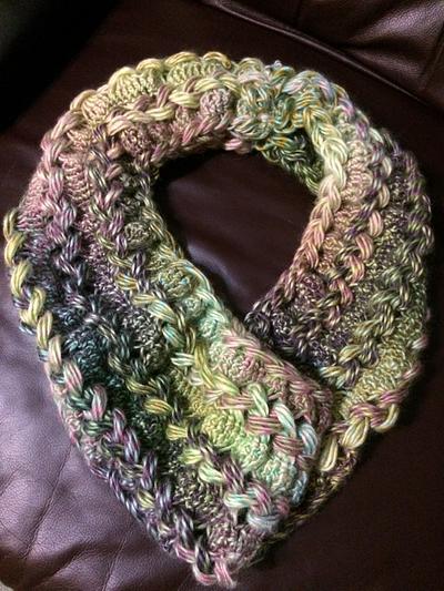 Watercolor Hairpin Lace Scarf - Project by Alana Judah