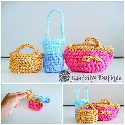 Crochet Miniature Bags - Project by Lou Woodhead