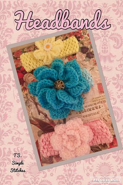 Headbands Flowers - Project by Terri