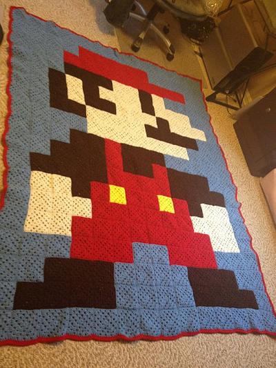 Mario Granny Square Afghan - Project by jujube1960