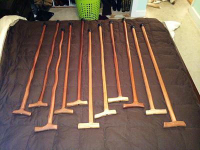 Walking canes - Project by GreenwoodRuss