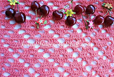 Diamond Crochet Stitch Free Pattern - Project by janegreen