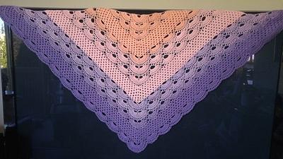 Gradient Shawl - Project by Lcbax