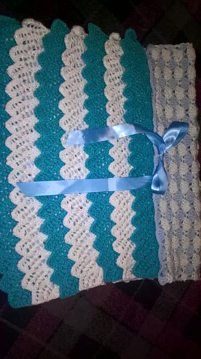 frills blanket  - Project by mobilecrafts
