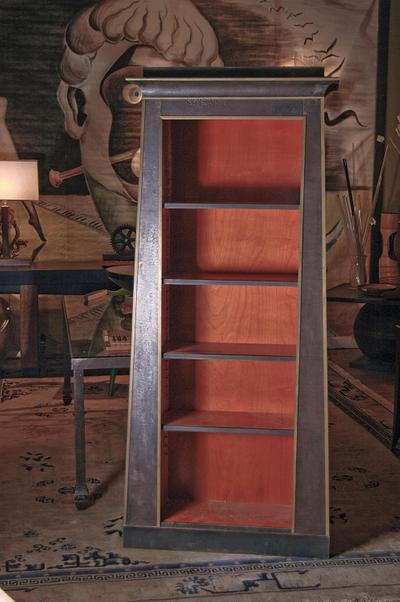 steel clad bookcase - Project by Jared Seaver