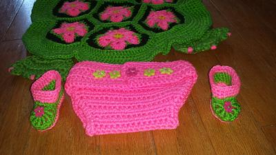 turtle  set made for a friend baby  - Project by sherry sanders